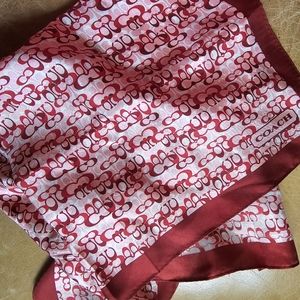 Coach hankerchief scarf